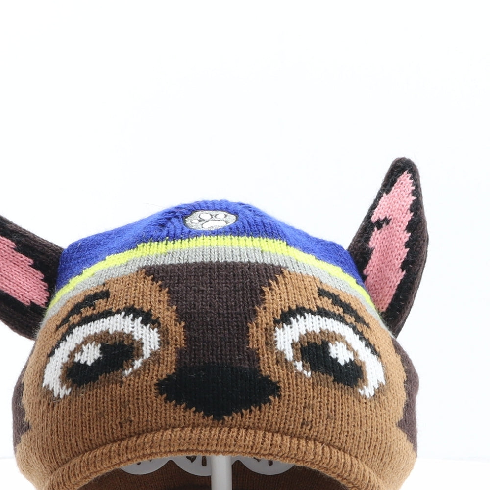 George Boys Multicoloured Acrylic Beanie One Size - Nickelodeon, Paw Patrol, Chase, Size 1-3 years