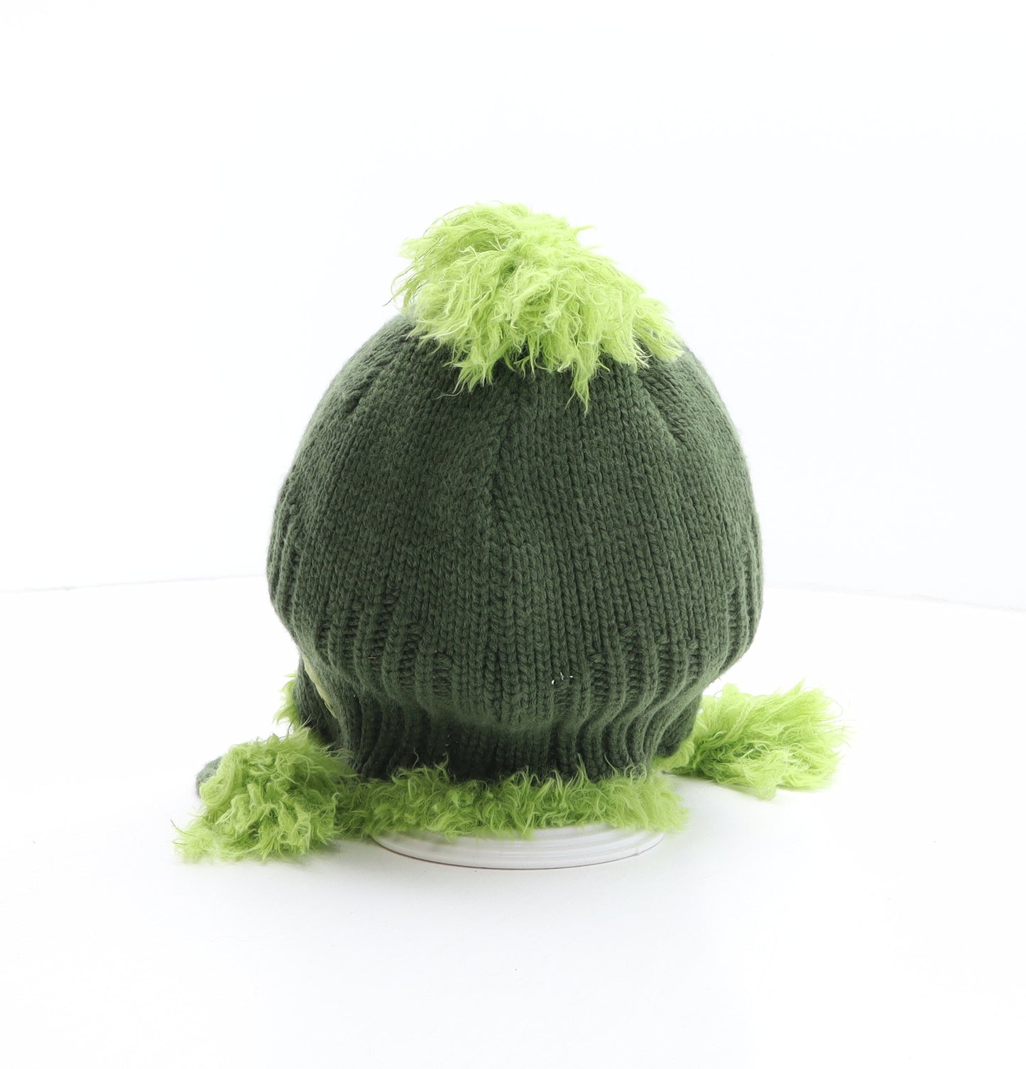 Helly Hansen Boys Green Acrylic Winter Hat One Size - Faux Fur