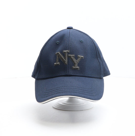 No Fear Mens Blue Cotton Baseball Cap One Size - NY