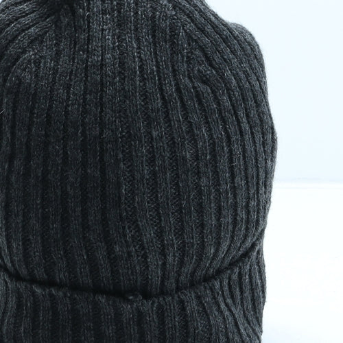 Divided by H&M Mens Grey Acrylic Beanie One Size
