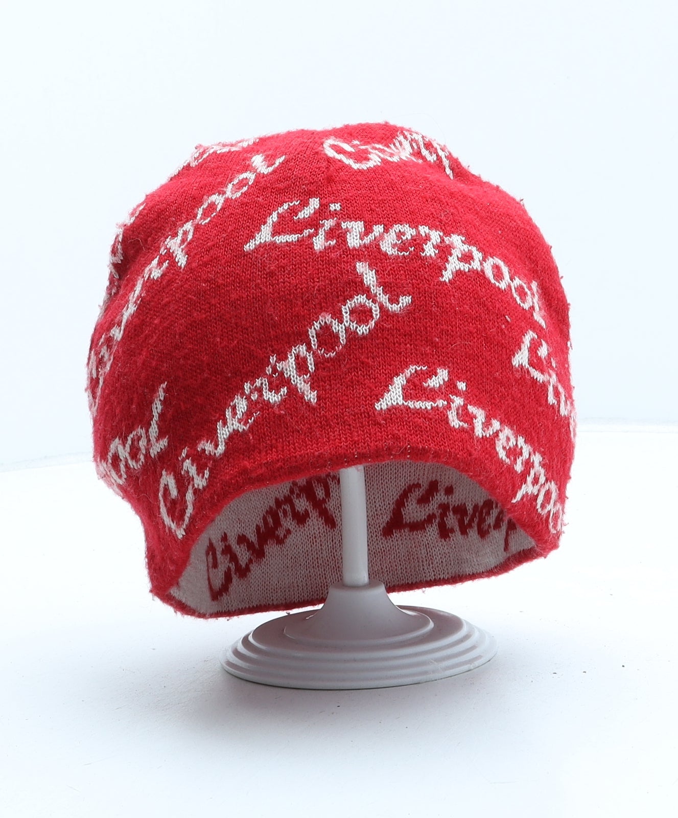 Liverpool Mens Red Acrylic Beanie One Size