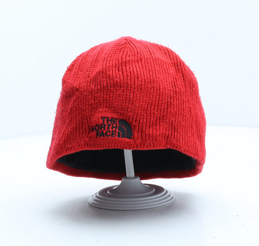 The North Face Mens Red Acrylic Beanie One Size