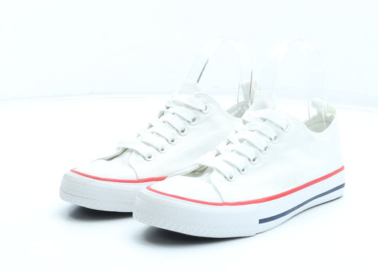 Primark Womens White Synthetic Trainer UK 3 36