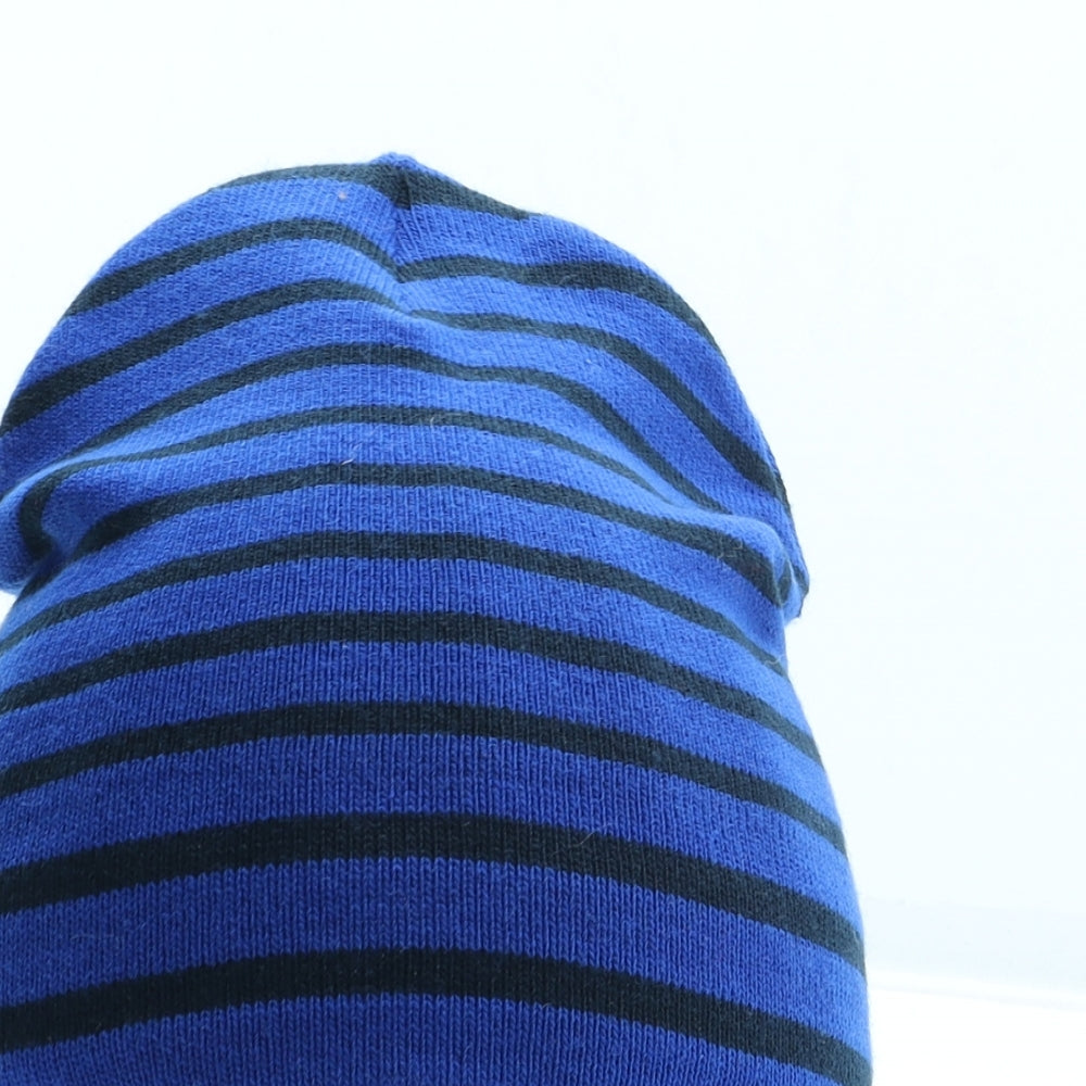 Palomino Boys Blue Striped Acrylic Beanie One Size