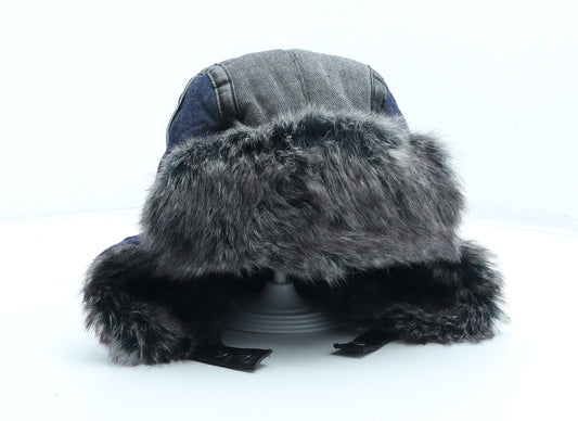 Preworn Womens Blue Polyester Trapper Hat Size S