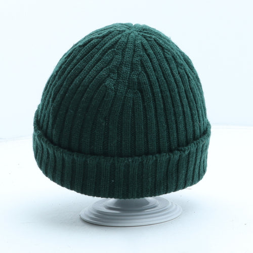 Finisterre Mens Green Wool Beanie One Size