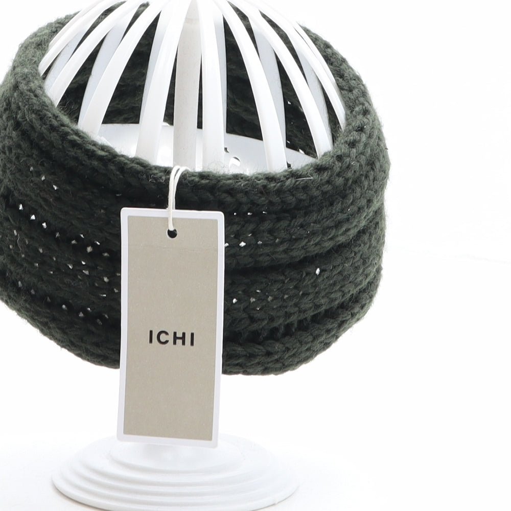 ICHI Womens Green Polyester Headband One Size