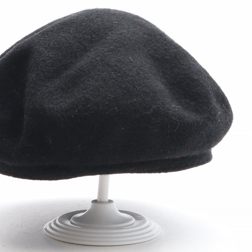 Diefenthal Womens Black Wool Peaked Cap One Size