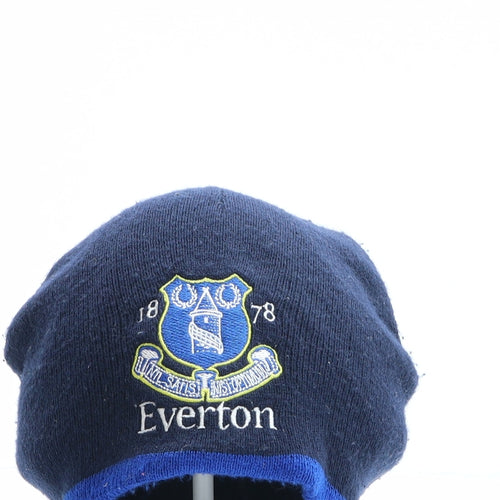 Everton Mens Blue Acrylic Beanie One Size - Everton