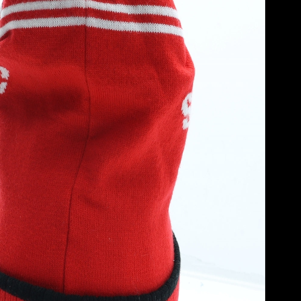 Sunderland FC Mens Red Acrylic Beanie One Size