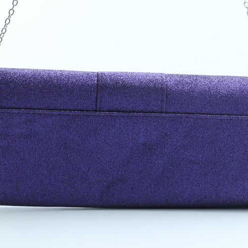 KOKO Womens Purple Polyester Clutch Size Small