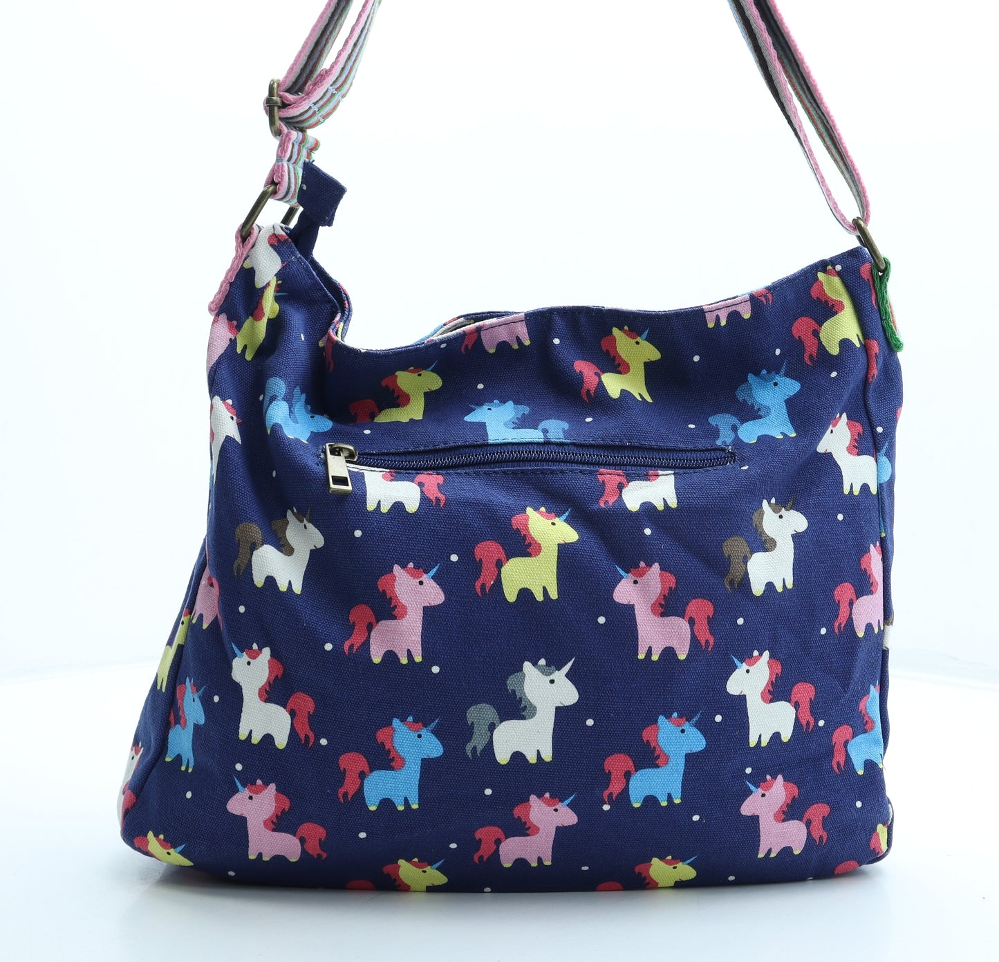 Have Best Womens Multicoloured Geometric Polyester Crossbody Size Medium - Unicorn