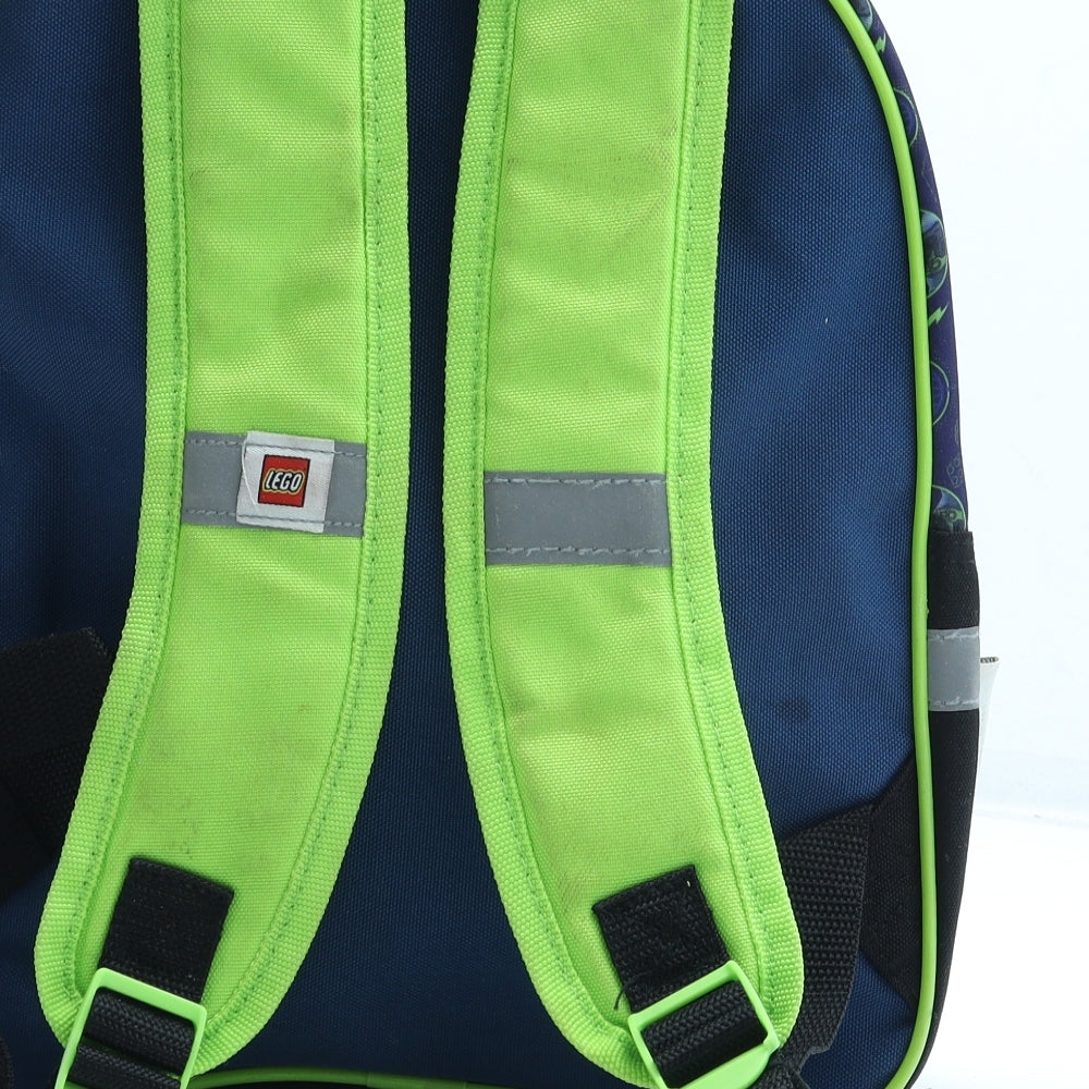 LEGO Boys Multicoloured Geometric PVC Backpack Size Medium Zip - Rex-Treme