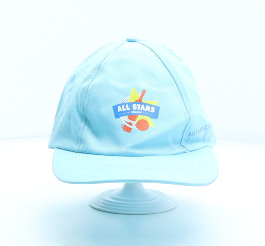 ALL STARS Boys Blue Polyester Baseball Cap Size Adjustable - Cricket