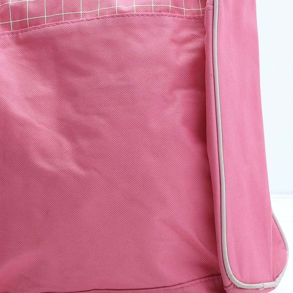 Vertbaudet Girls Pink Polyester Top Handle Bag Size Medium Zip - Travel Bag