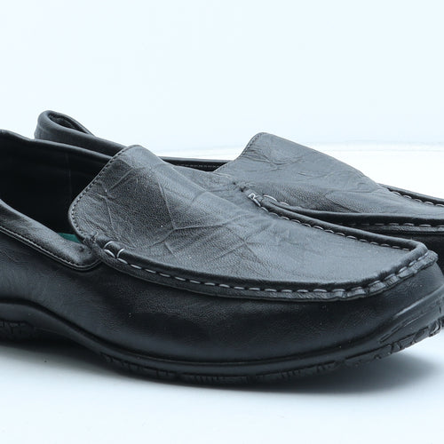 Chums Mens Black Synthetic Loafer Casual UK 12