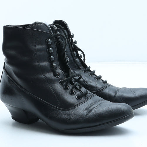Claire Womens Black Synthetic Biker Boot UK