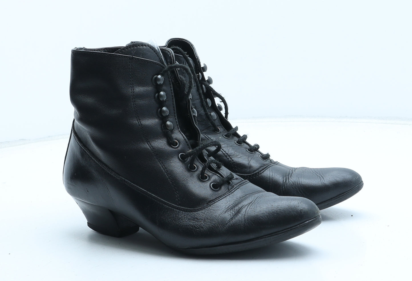 Claire Womens Black Synthetic Biker Boot UK