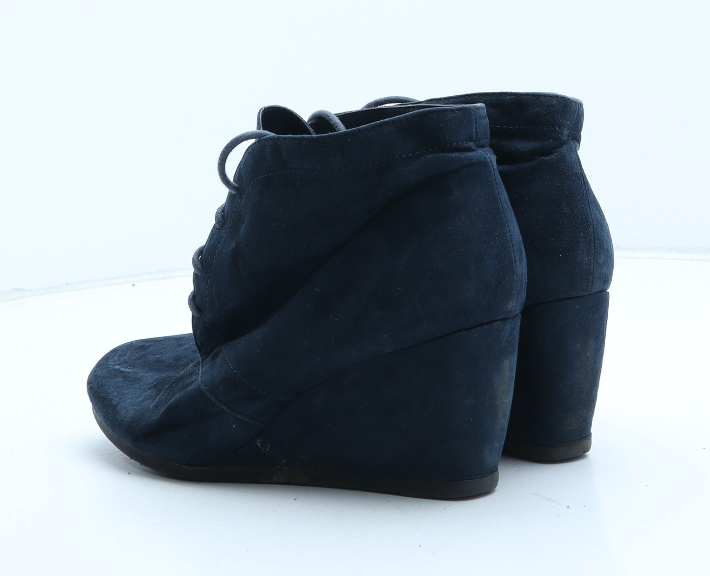 Sole Desire Womens Blue Synthetic Bootie Boot UK