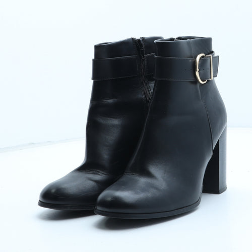 ASOS Womens Black Synthetic Bootie Boot UK