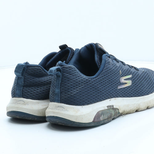 Skechers Womens Blue Synthetic Trainer UK