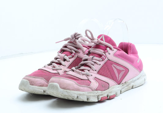 Reebok Womens Pink Synthetic Trainer UK
