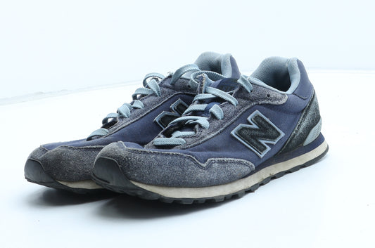 New Balance Womens Blue Suede Trainer UK