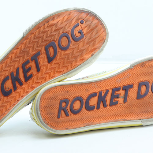 Rocket Dog Womens Multicoloured Striped Polyester Trainer UK