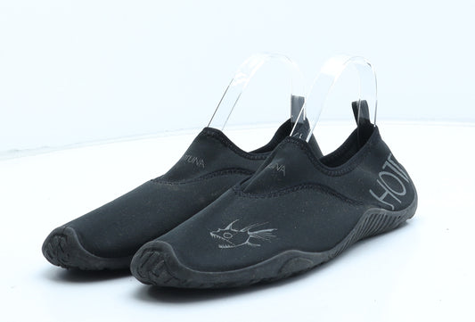 Hot Tuna Mens Black Synthetic Slip On Casual UK 8 - Aqua Shoes