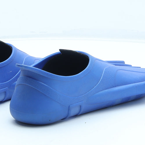Zoggs Womens Blue Rubber Slip On Sandal UK - Aqua Shoes Size UK 6-7. Storage bag included