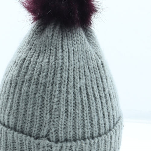 Mountain Warehouse Womens Grey Acrylic Bobble Hat One Size