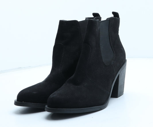 H&M Womens Black Synthetic Chelsea Boot UK - UK Size Estimated 7