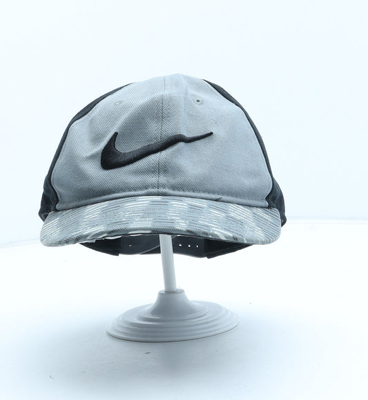Nike Mens Grey Geometric Polyester Snapback Size Adjustable