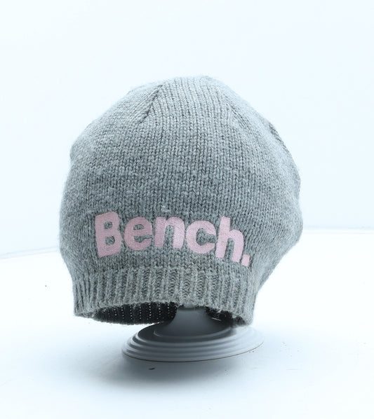 Bench Womens Grey Acrylic Beanie One Size