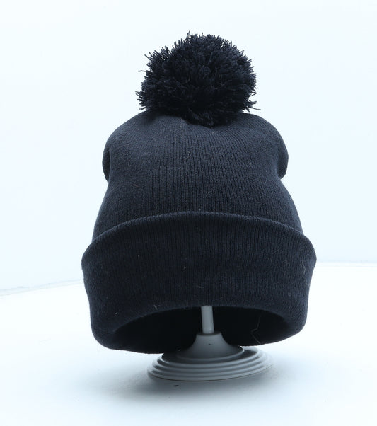 Result Womens Blue Acrylic Bobble Hat One Size