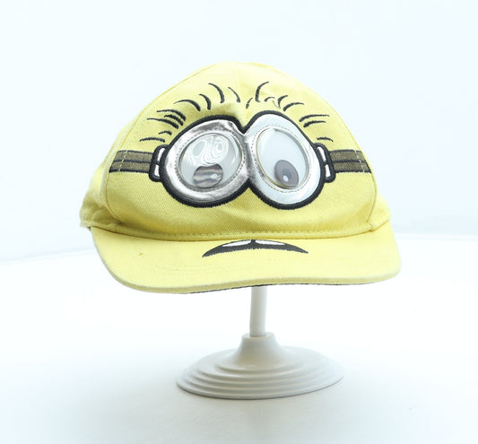 Despicable Me Boys Yellow Polyester Snapback Size Adjustable - Minions