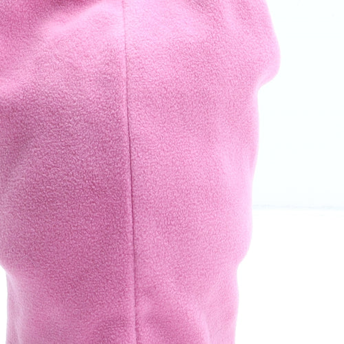 Crane Womens Pink Polyester Beanie One Size - Snowflake Pattern
