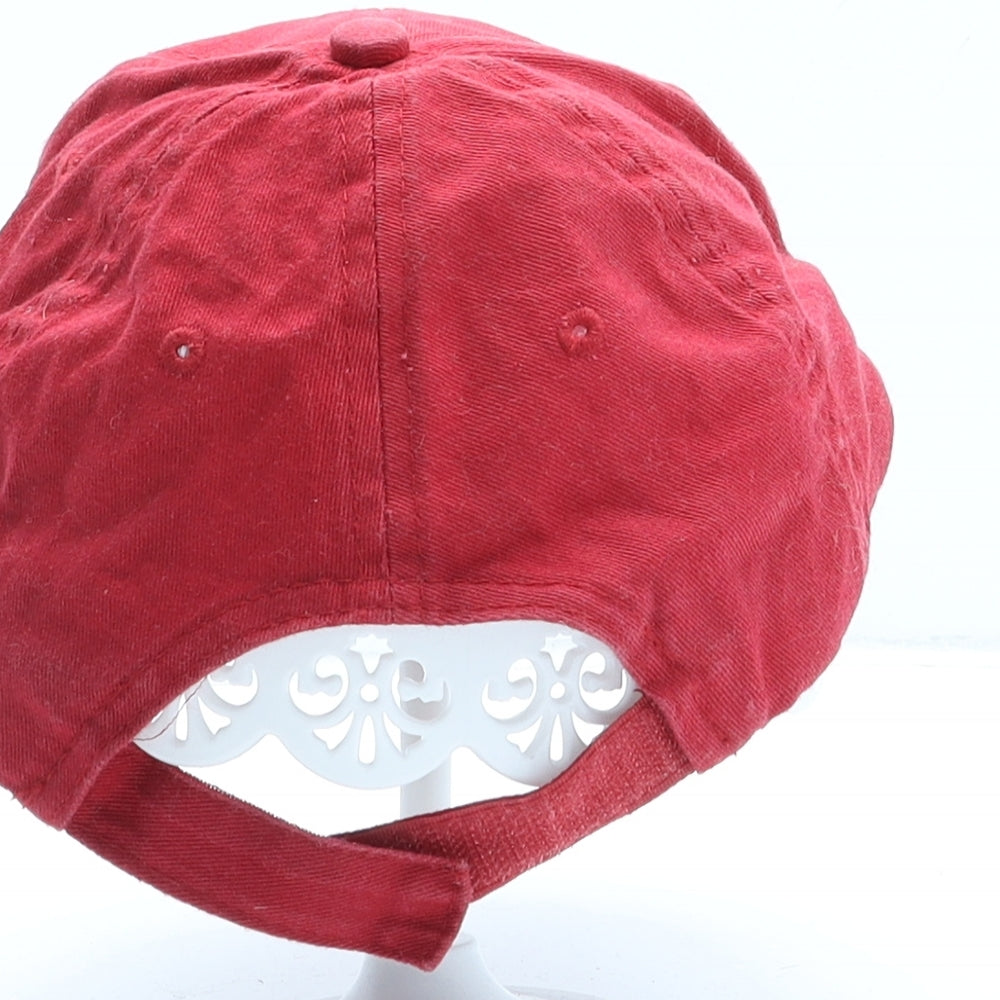 Authentic Clothing Company Boys Red Cotton Baseball Cap One Size - Austin