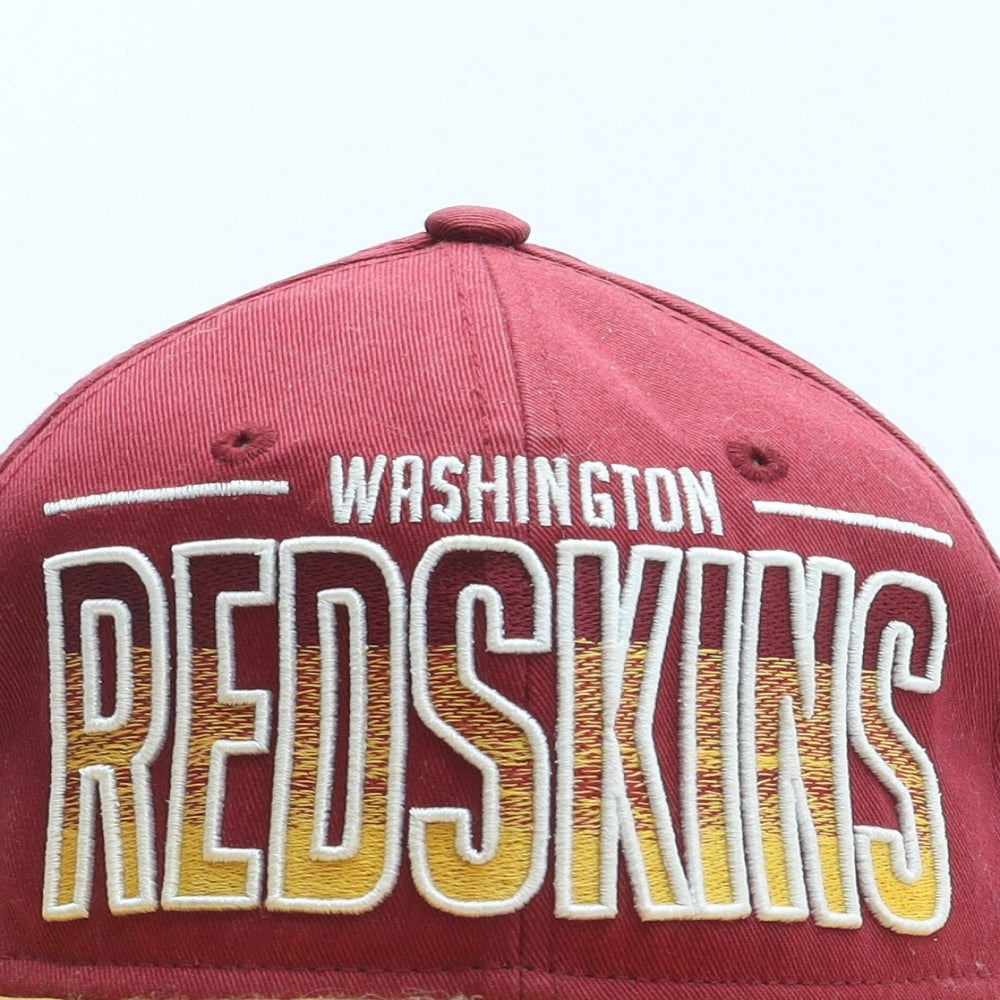 NFL Mens Red Polyester Snapback Size Adjustable - Washington Redskins