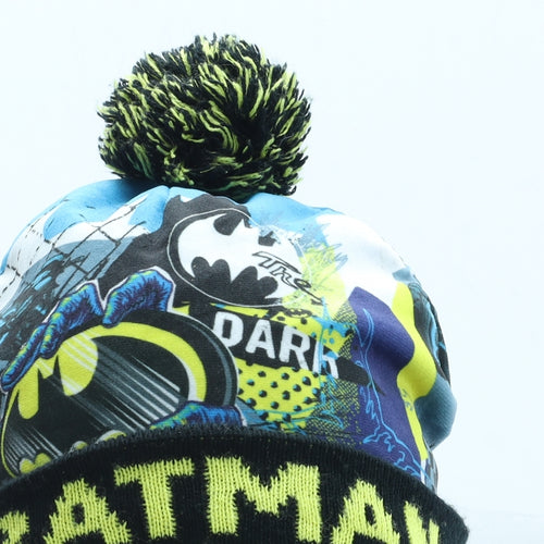 Batman Boys Multicoloured Acrylic Winter Hat One Size - Batman