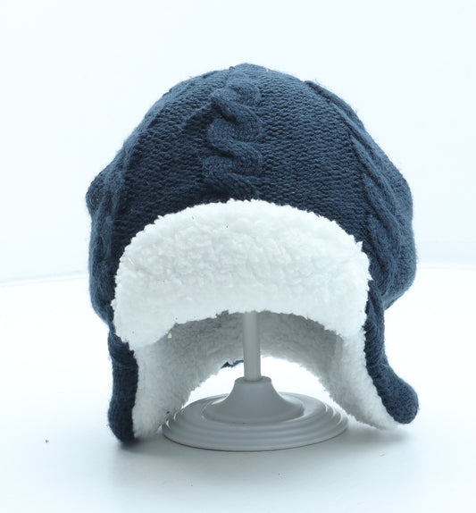 So Cute Boys Blue Acrylic Winter Hat Size S