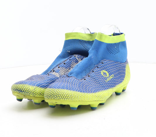 Leoci Mens Blue Synthetic Trainer UK 7