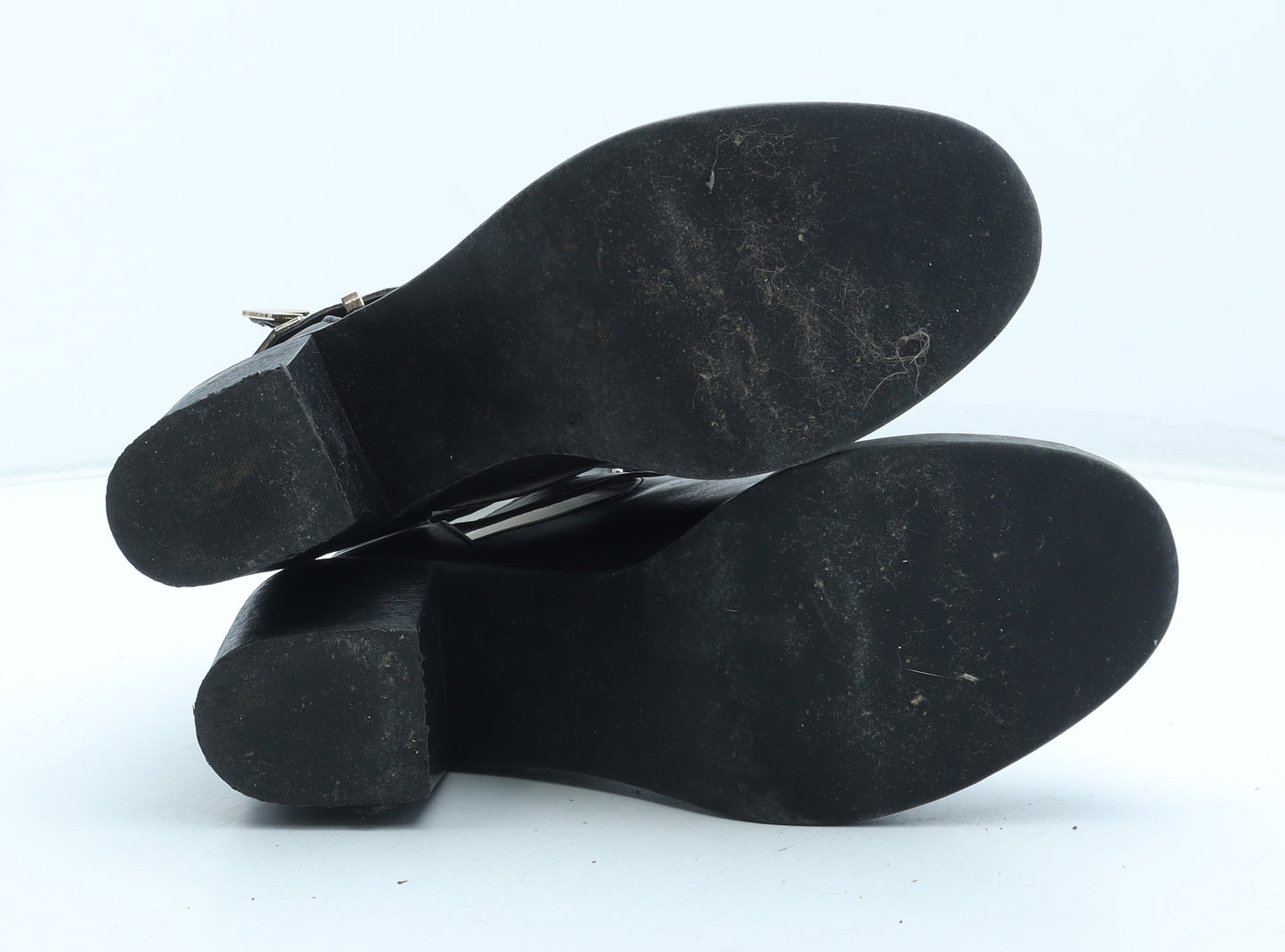 Truffle Womens Black Polyurethane Bootie Boot UK