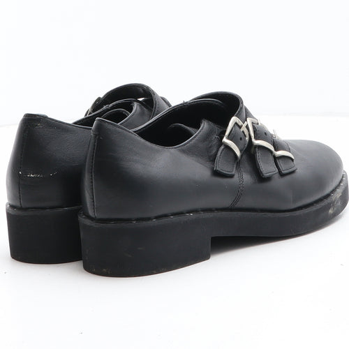 Aliss collection Womens Black Synthetic Slip On Casual UK