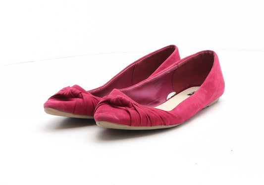 Debenhams Womens Purple Synthetic Flat UK