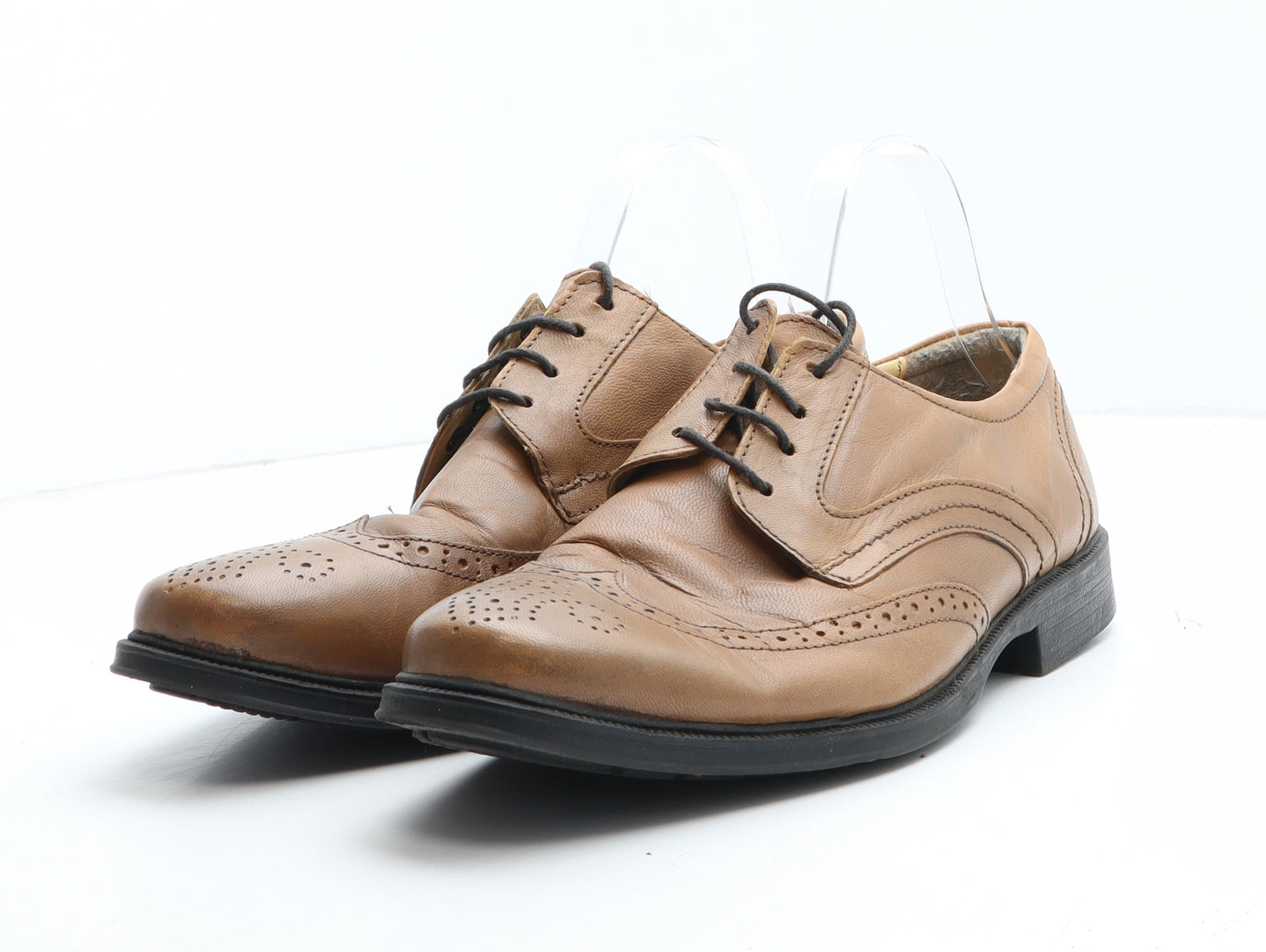 Cotswold Mens Brown Synthetic Brogue Dress UK 9