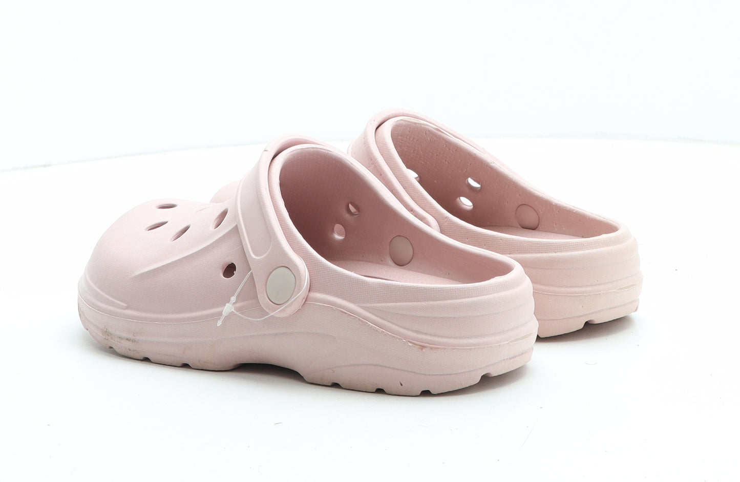 Preworn Womens Pink Synthetic Slip On Sandal UK
