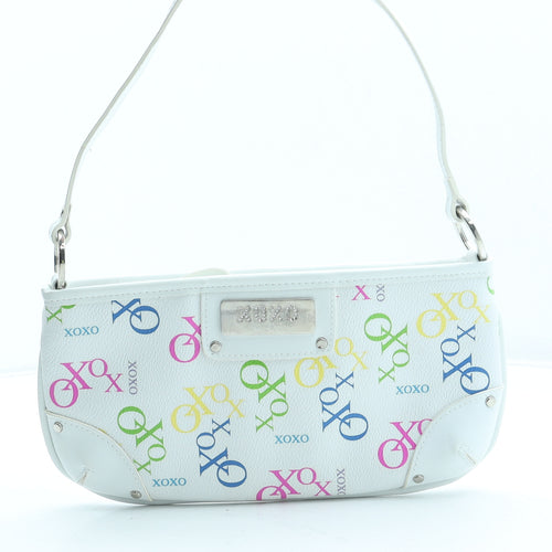 XOXO Womens Multicoloured Geometric Polyurethane Shoulder Bag Size Small