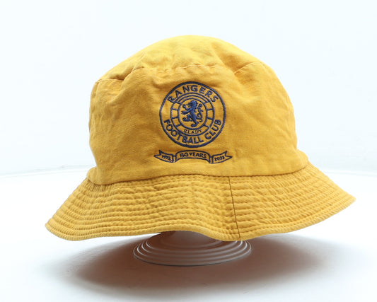 Rangers Football Club Boys Yellow Cotton Bucket Hat One Size