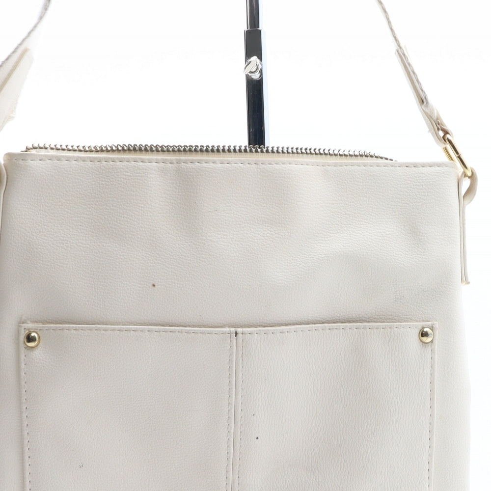 Primark Womens Beige Polyurethane Crossbody Size Medium